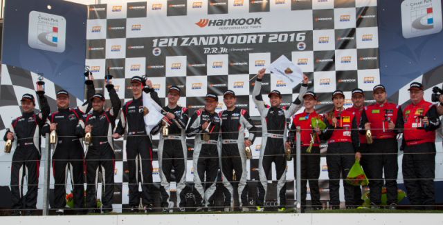 Overall Podium Hankook 12H ZANDVOORT 2016 800pix
