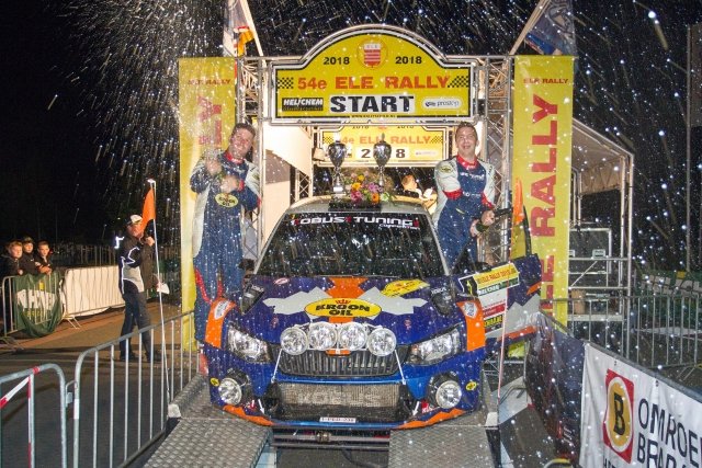 Bijlage A Hermen Kobus Erik de Wild Finishpodium ELE Rally 2018