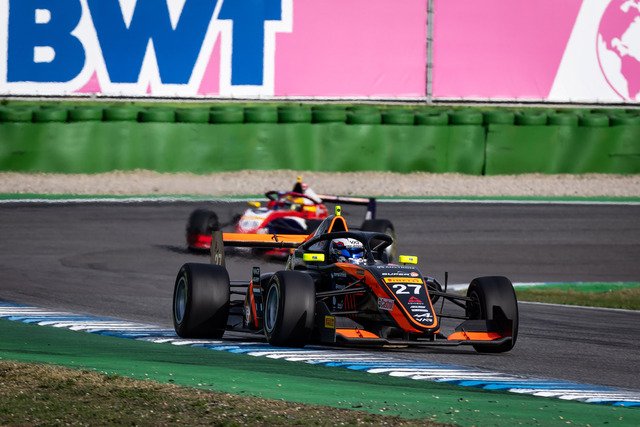 Hockenheim (GER), OCT 20 - 22 2023 - Round 10 of Formula Regional European Championship by Alpine 2023 at the Hockenheim Ring. Kas HAVERKORT #27, VAR. © 2023 Sebastiaan Rozendaal  / Dutch Photo Agency.