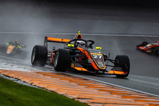 Zandvoort (ITA), OCT 12 - 15 2023 - Round 9 of Formula Regional European Championship by Alpine 2023 at Circuit Zandvoort. Kas HAVERKORT #27, VAR. © 2023 Sebastiaan Rozendaal  / Dutch Photo Agency.