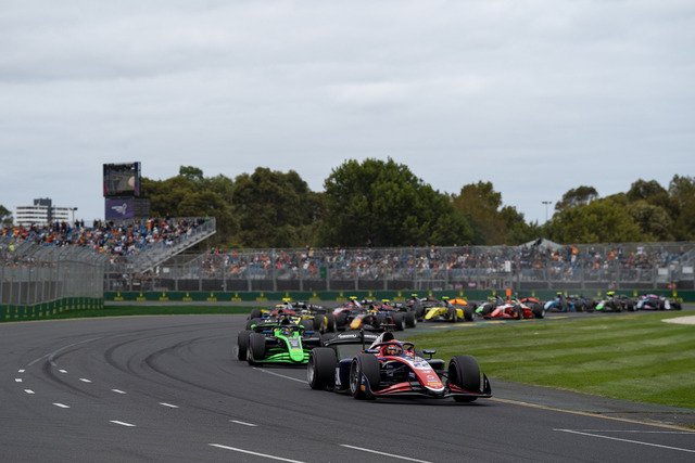 Richard Verschoor, Trident. FIA Formula 2 Championship - Melbourne, Albert Park Circuit, Melbourne, Australia. 24th March 2024.