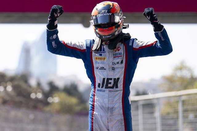 Richard Verschoor, Trident. FIA Formula 2 Championship - Baku, Baku City Circuit, Baku, Azerbaijan. 15th September 2024.