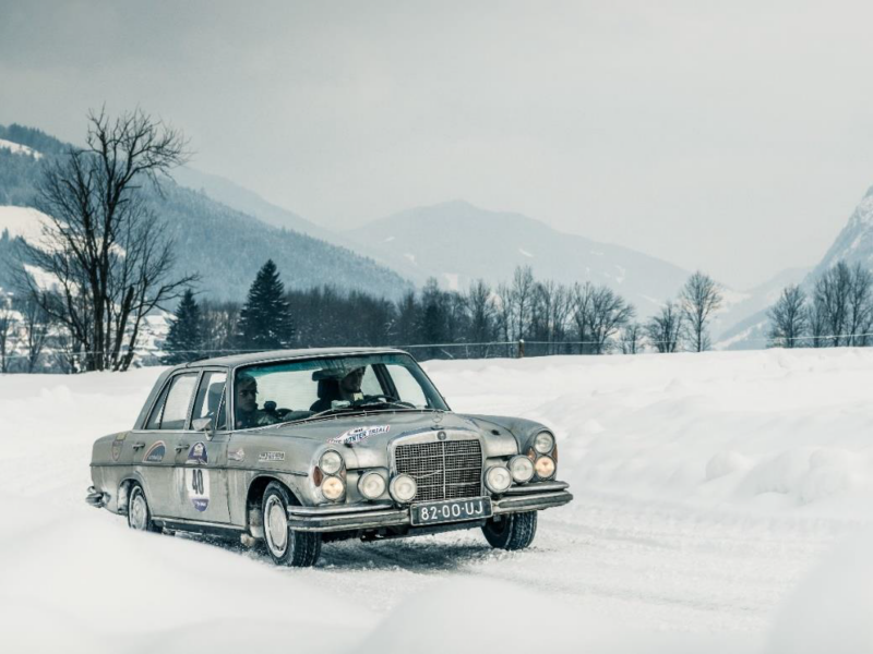 Historische rally sport winter trial