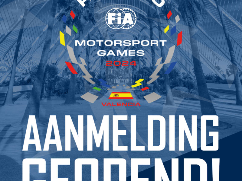 Aankondiging inschrijving FIA MSG 2024