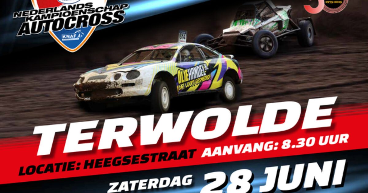 Terwolde klaar voor ronde 2 van het Eurol NK Autocross 2025!