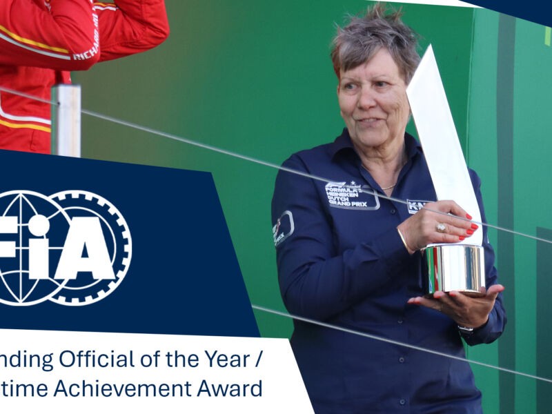 Ria Waterreus FIA Volunteers and Officials awards 2025 website