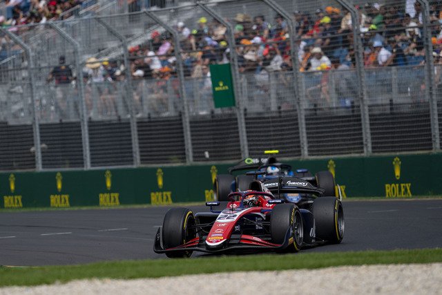 Richard Verschoor, Trident.  FIA Formula 2 Championship - Melbourne, Albert Park Circuit, Melbourne, Australia.  March 23, 2024.